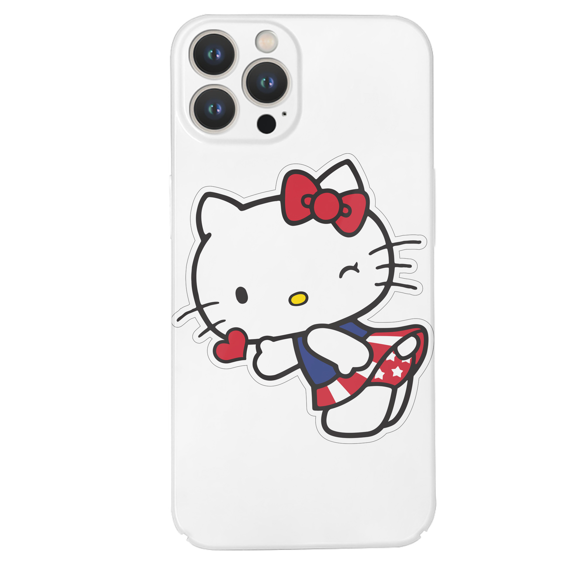 （画像用） Hello Kitty ハローキティ 【iPhone 14シリーズ対応】ハードケース